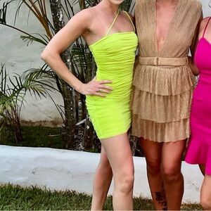 Lime Green / Neon Green Bodycon Dress